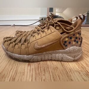 Nike Free Crater Woven Lace Trail Moc N7 Wheat Tan Women’s size 9